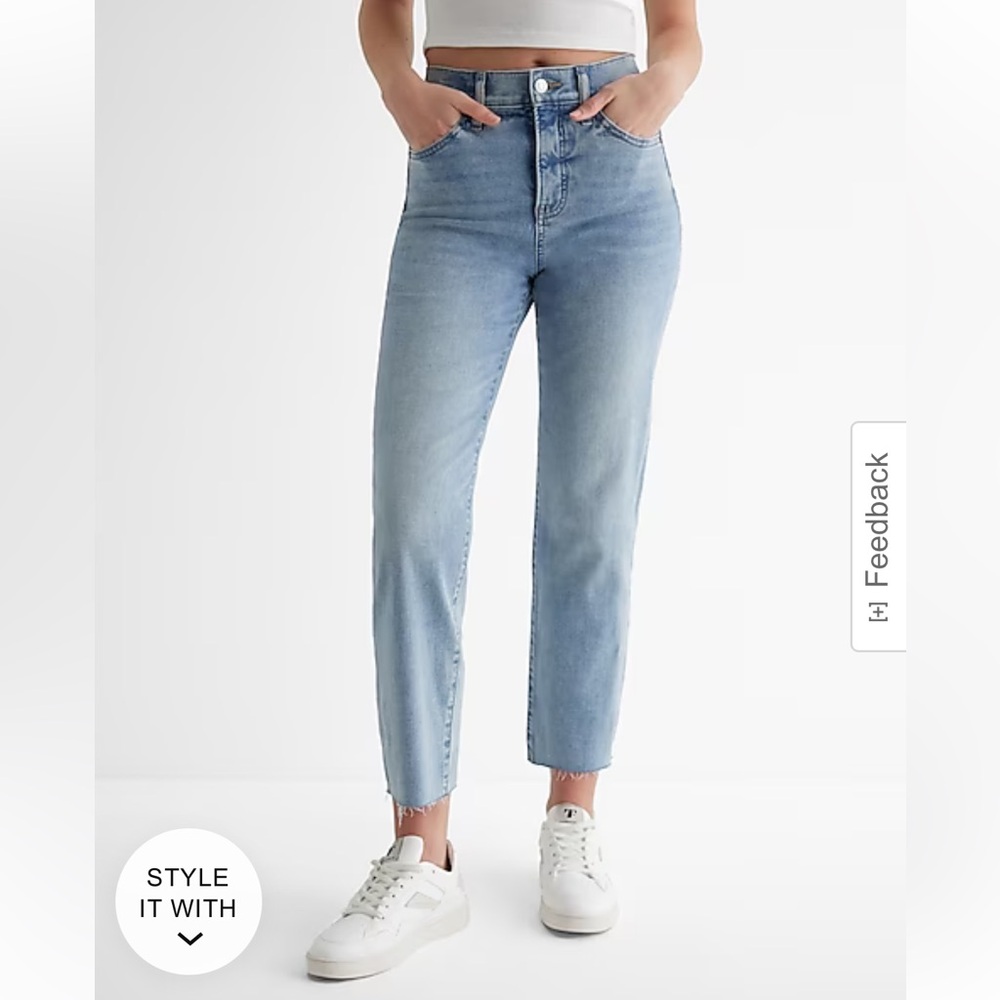 Express Straight Ankle Jeans Size 10L